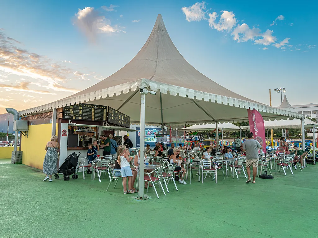 Fantasy Park Cala Millor Bar and Terrace, featuring a food and drink menu